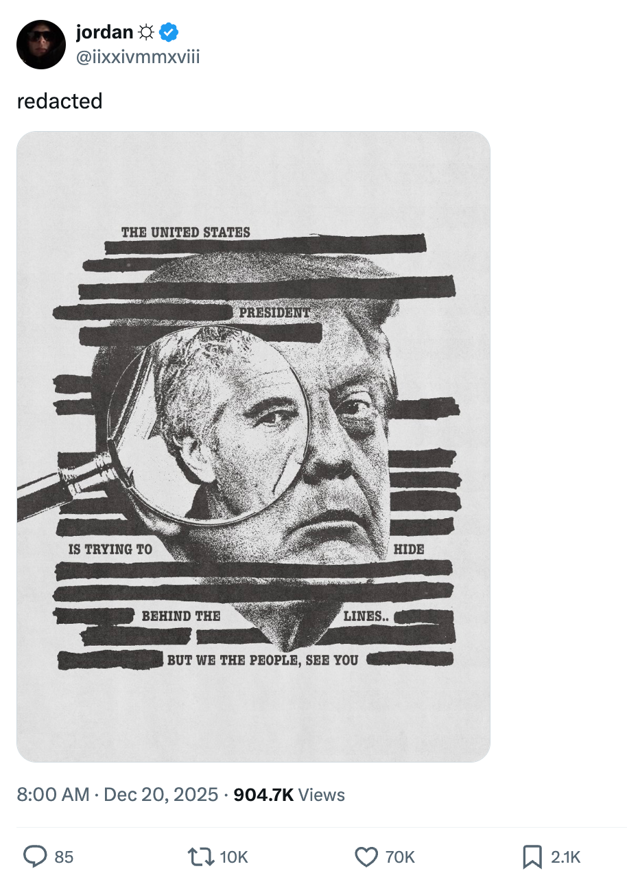 "Redacted" Tee